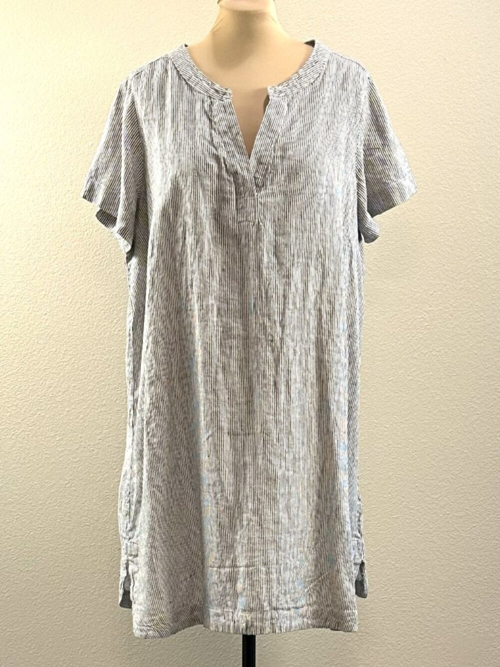 Tahari Pin Striped Dress NWT